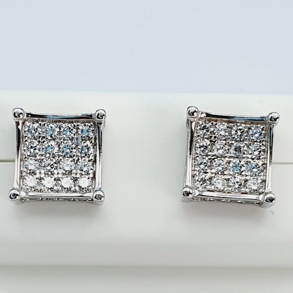 - "925 Sterling Silver Cubic Zirconia Earrings, U19254841 - Picture 3 of 11